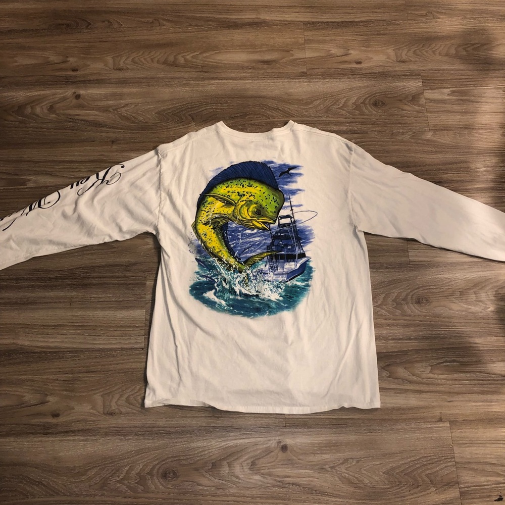 White Key West Long Sleeve T-Shirt